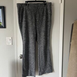 Torrid Women's Black and Gray Checkered Pants